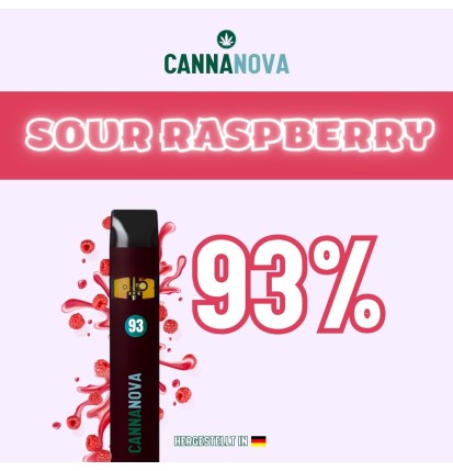 Cannanova 93 % HHC Sour Raspberry